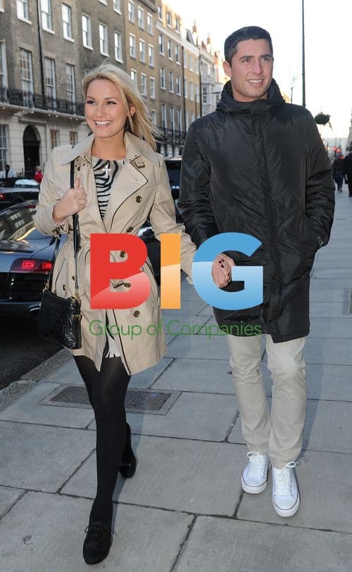 Sam Faiers and boyfriend TJ in London