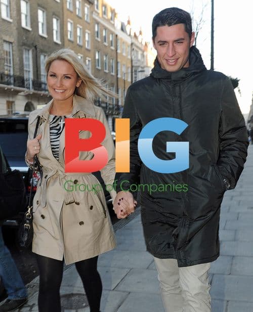 TOWIE's Sam Faiers with Boyfriend TJ in London