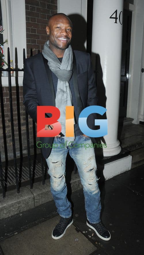 Injured Tottenham footballer William Gallas out in London