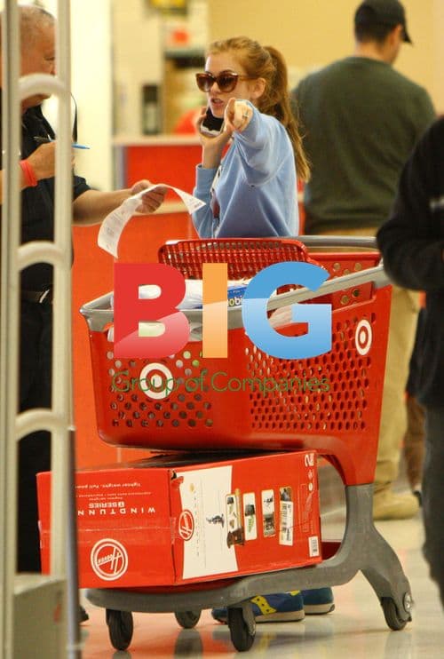 Isla Fisher Shopping at Target