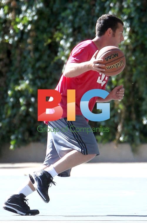 Adam Sandler Playing Basketball