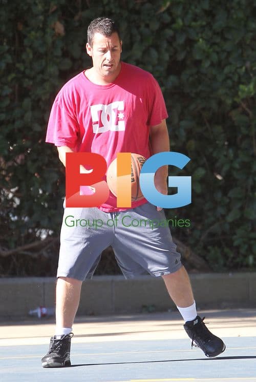 Adam Sandler Playing Basketball