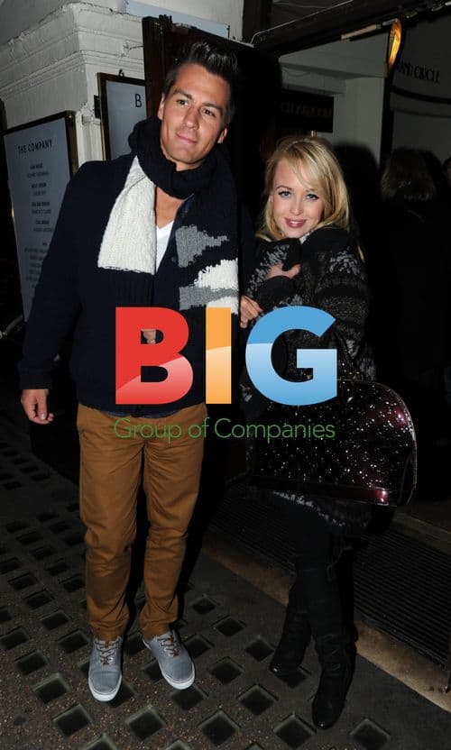 Jorgie Porter and Matt Evers at Ghost the Musical