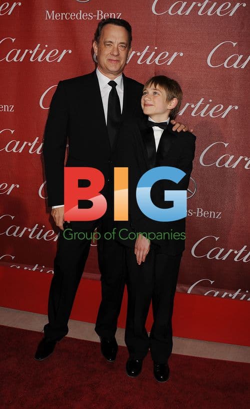 Tom Hanks and Thomas Horn at Palm Springs Film Festival