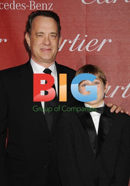 Tom Hanks and Thomas Horn at Palm Springs Film Festival