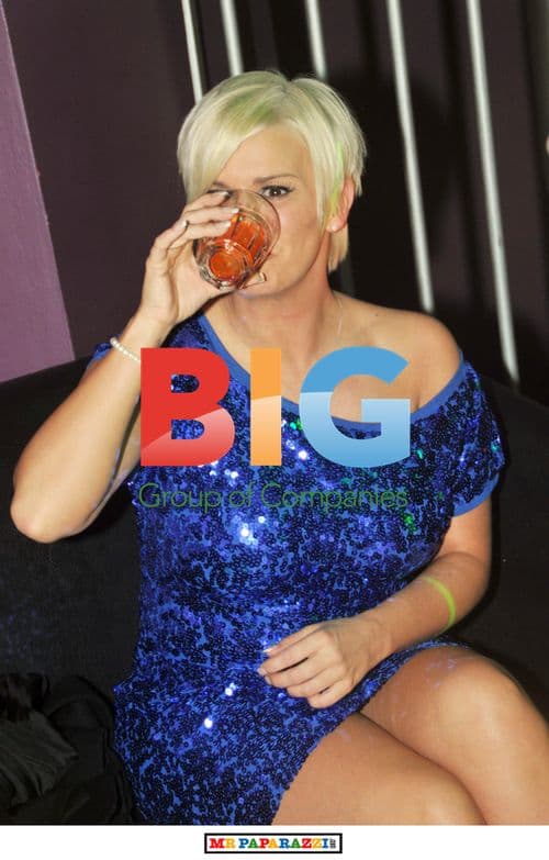 Kerry Katona at Sugar Sugar Nightclub