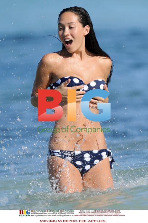 Myleene Klass on Jet Ski in Caribbean