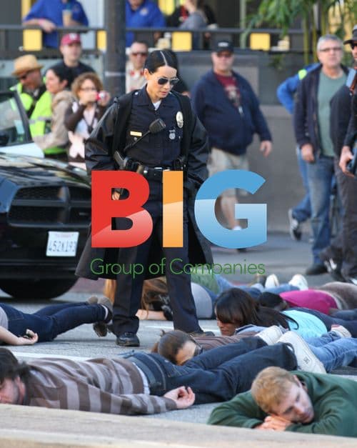 Lucy Liu Filming 'Southland' Police Drama