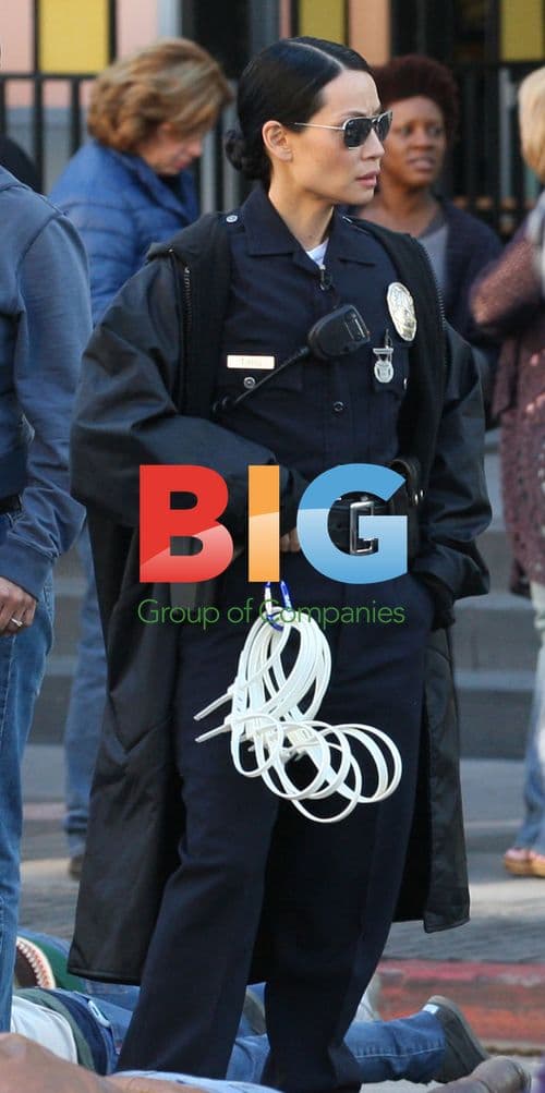 Lucy Liu Films 'Southland' Protest Scene