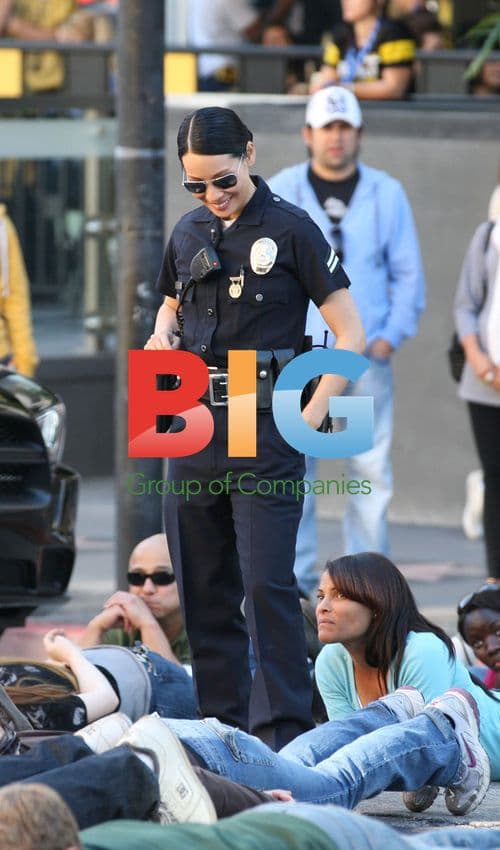 Lucy Liu Filming 'Southland' TV Show