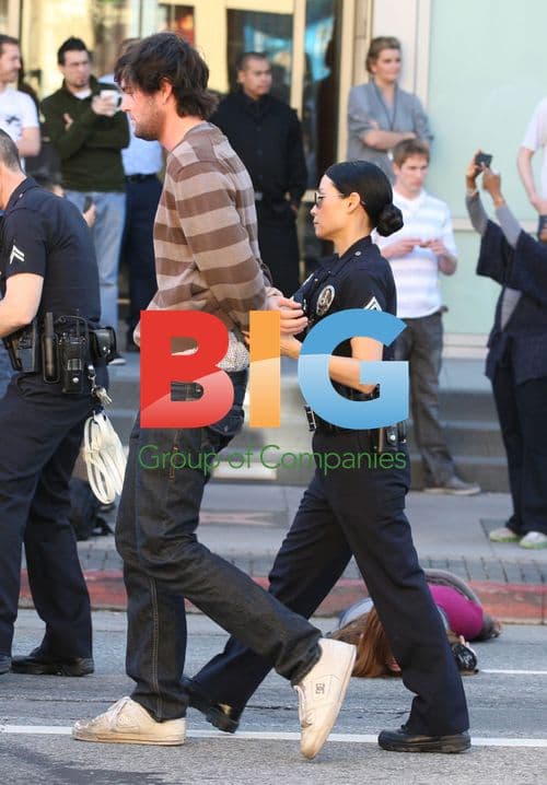 Lucy Liu Films 'Southland' Scene