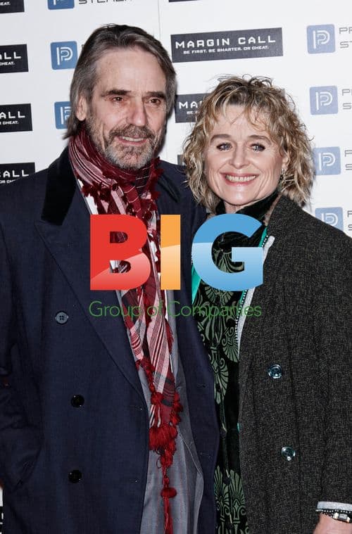 Jeremy Irons and Sinead Cusack at 'Margin Call' Premiere