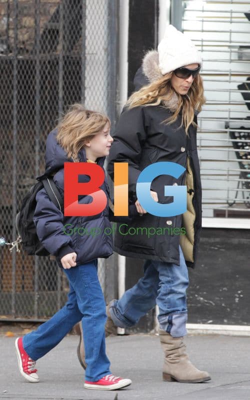 Sarah Jessica Parker and son in New York