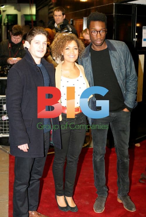 Iwan Rheon, Antonia Thomas and Nathan Stewart-Jarrett at Shame Gala Screening