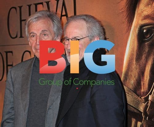 Steven Spielberg and Costa-Gavras at 'War Horse' Premiere