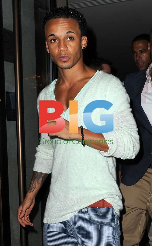 JLS Leaving Mayfair Hotel in London