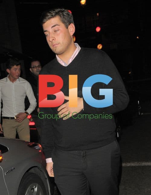 Joey Essex and James Argent Leaving Aura Nightclub