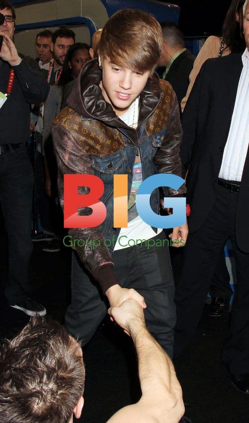 Justin Bieber at Consumer Electronics Show