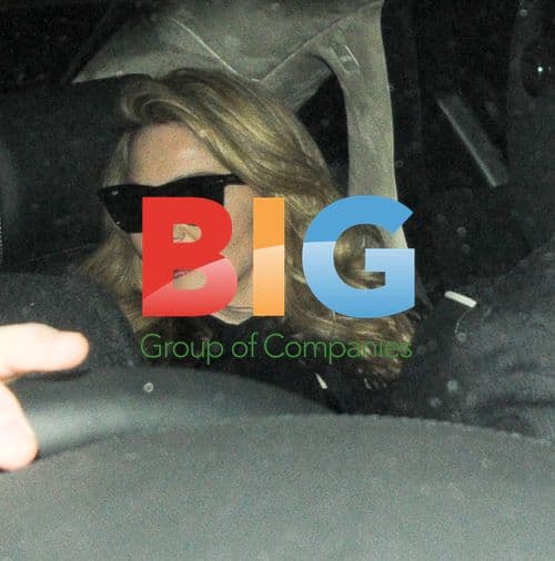 Madonna leaving London movie premiere