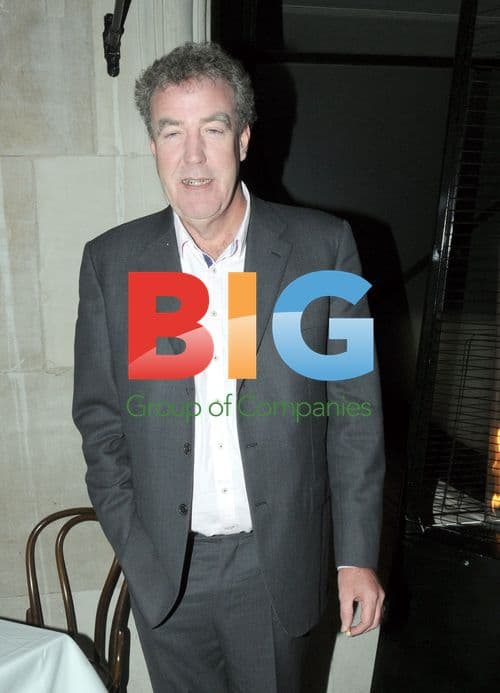Jeremy Clarkson Leaving Restaurant