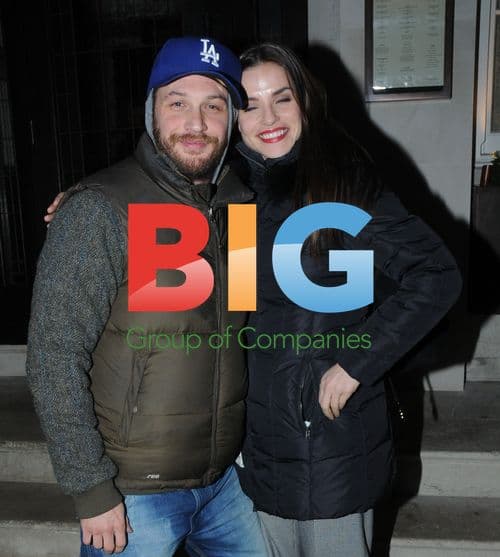 Tom Hardy and Noomi Rapace Mayfair Restaurant