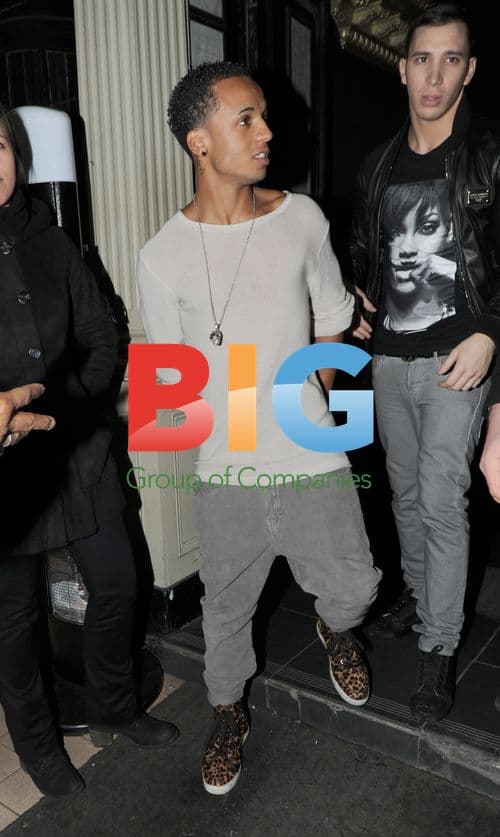 JLS Members Leaving Nightclub