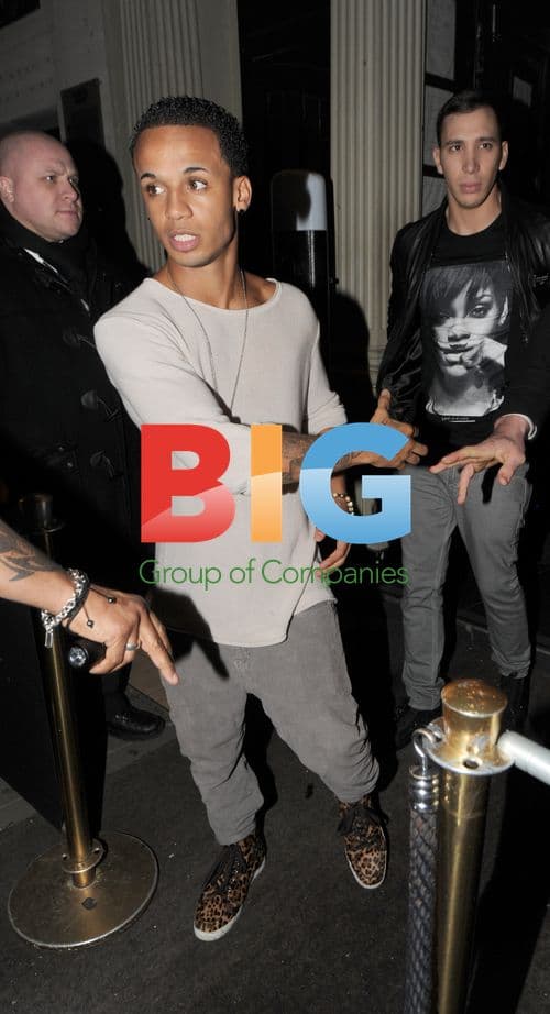 JLS Members Leaving Movida Nightclub