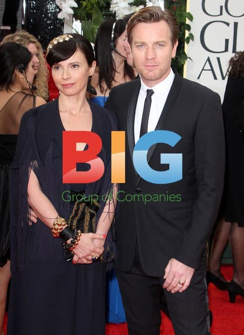 Ewan McGregor and Eve Mavrakis at Golden Globes 2012