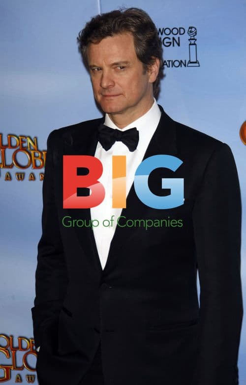 Colin Firth at Golden Globe Awards