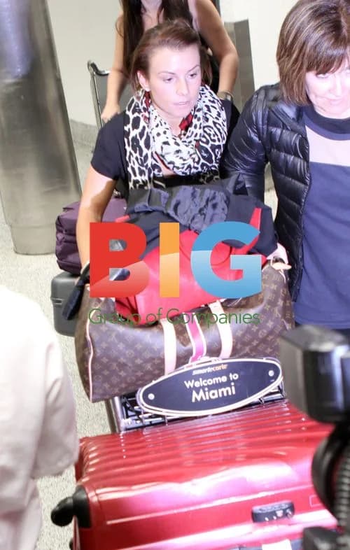 Coleen Rooney Arrives in Miami for Photoshoot