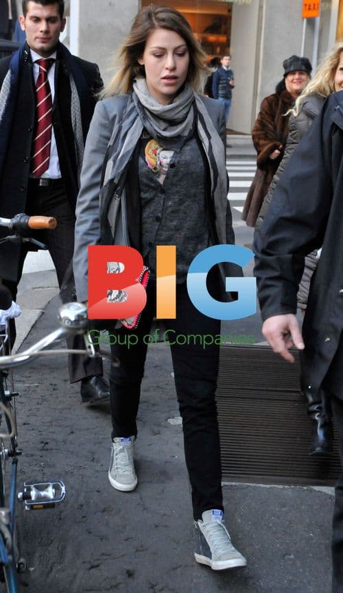 Barbara Berlusconi Shopping in Milan