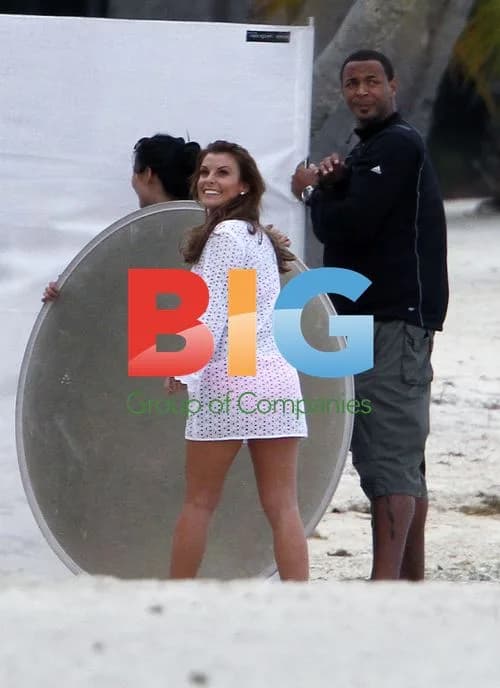 Coleen Rooney Beach Photo Shoot