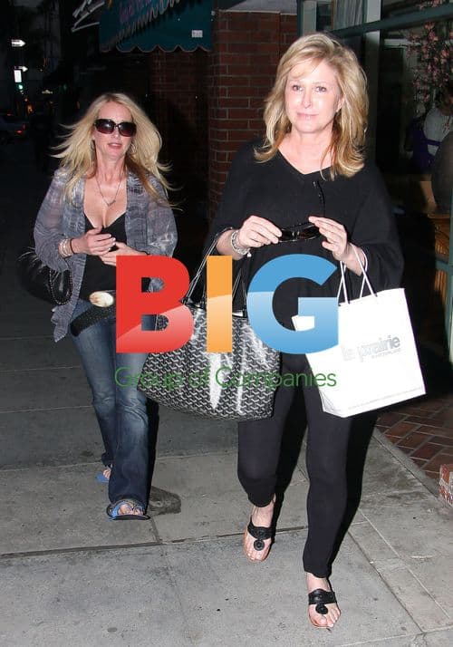 Kathy Hilton and Kim Richards Leaving Salon