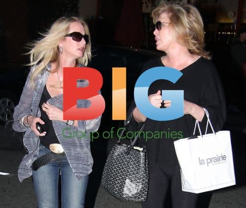 Kathy Hilton and Kim Richards Leaving Salon