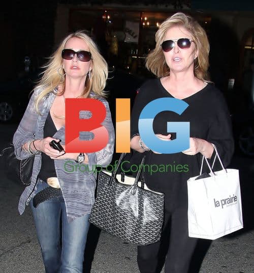 Kathy Hilton and Kim Richards Leaving Salon
