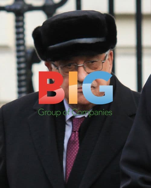 Mahmoud Abbas visits Portland Trust in London