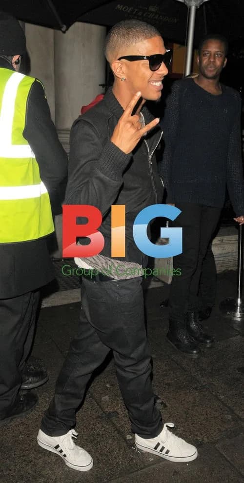 N Dubz Singer Fazer Leaving Mayfair Nightclub