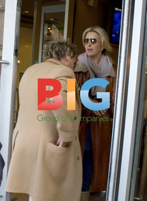 Rod Stewart and Penny Lancaster Lunch in London