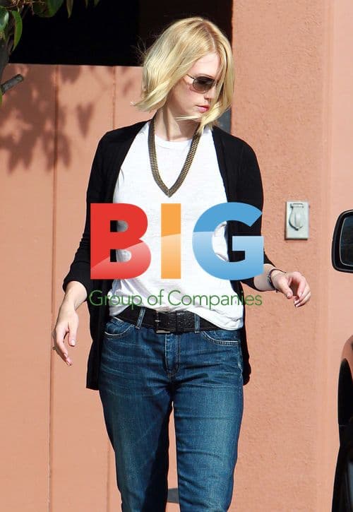 January Jones at Equinox Gym in LA