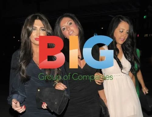 Lauren and Nicola Goodger Leaving 21st Birthday Party