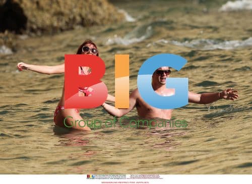 Amy Childs in Polka Dot Bikini