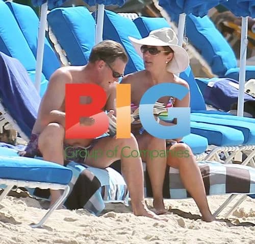 Glenn Hoddle Relaxing on Caribbean Beach
