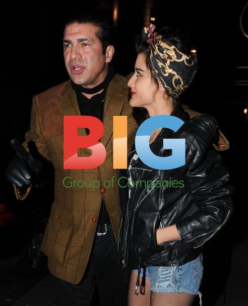 Katie Waissel and Tamer Hassan at Sanctum Hotel