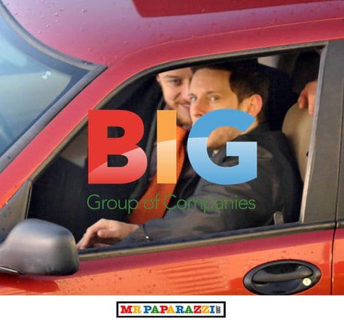 James McAvoy and Jamie Bell on Filth Set