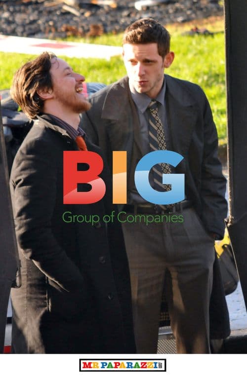 James McAvoy and Jamie Bell on Filth set