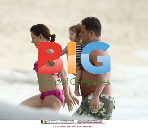 TV weather girl Claire Nasir on Caribbean holiday