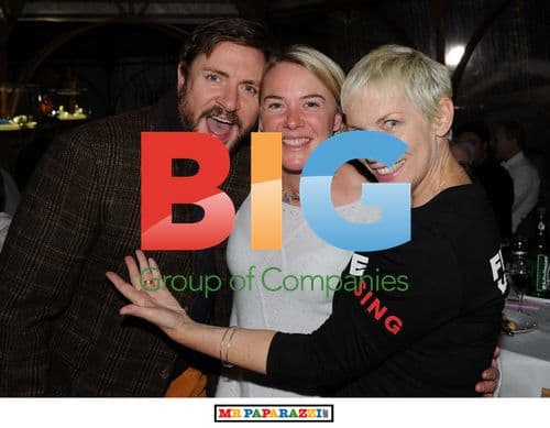 Stars at Snow Polo Charity Event