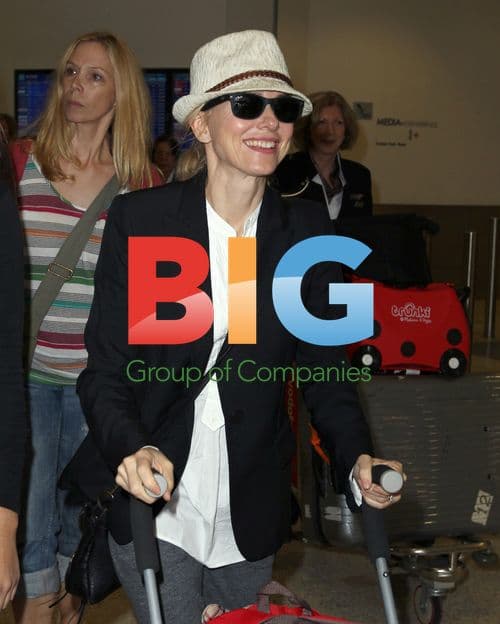 Naomi Watts and Liev Schreiber with their boys in Sydney