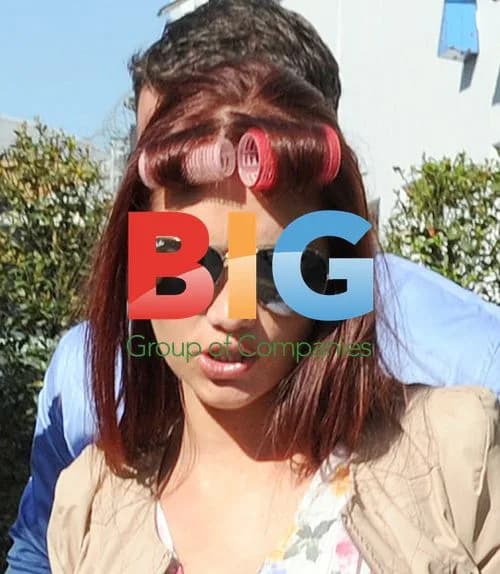 TOWIE's Amy Childs Arrives for Photoshoot in Rollers