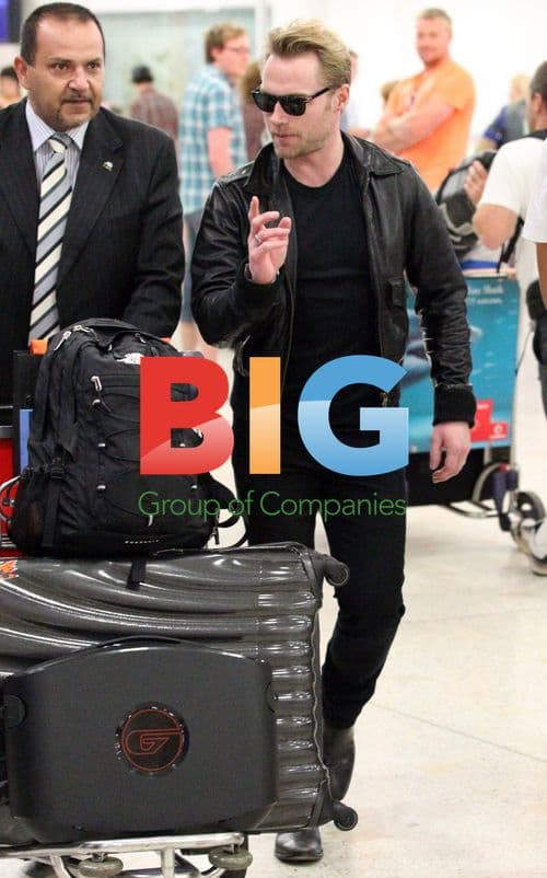 Ronan Keating Arrives at Sydney Airport